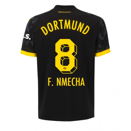 Fotbalové Dres Borussia Dortmund Felix Nmecha #8 Venkovní 2023-24 Krátký Rukáv